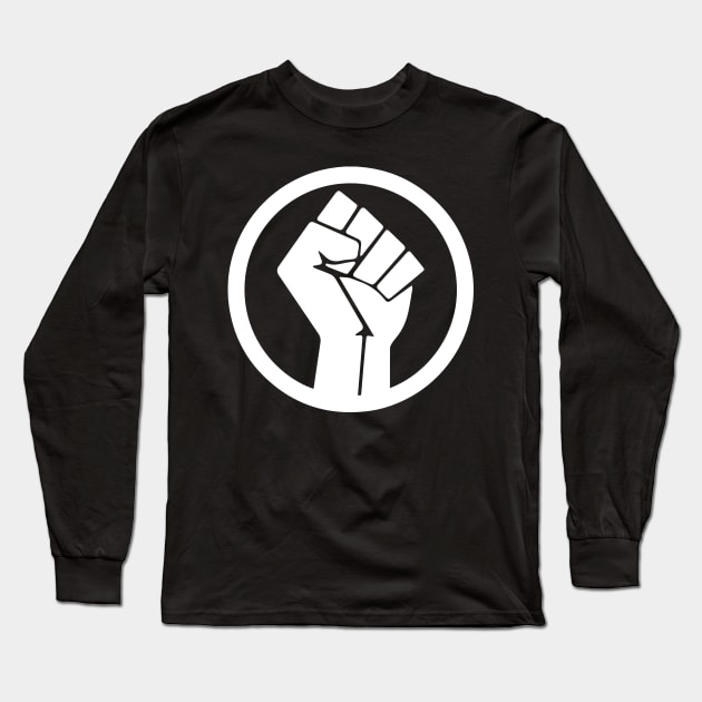 Black Power Fist, black lives matter, black history Long Sleeve T-Shirt by UrbanLifeApparel